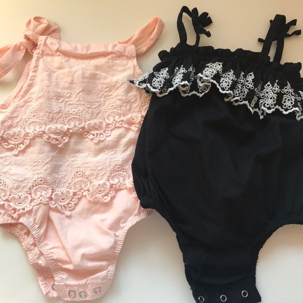 Lace onesie